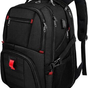 ULTIMATE 50L Travel Backpack – USB Charging, Water-Resistant, Fits 17” Laptop |